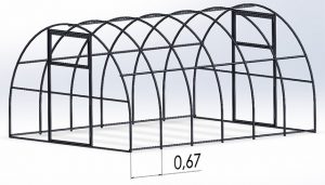 Теплица "ЛИДСКАЯ-ЭЛИТ УСИЛЕННАЯ"